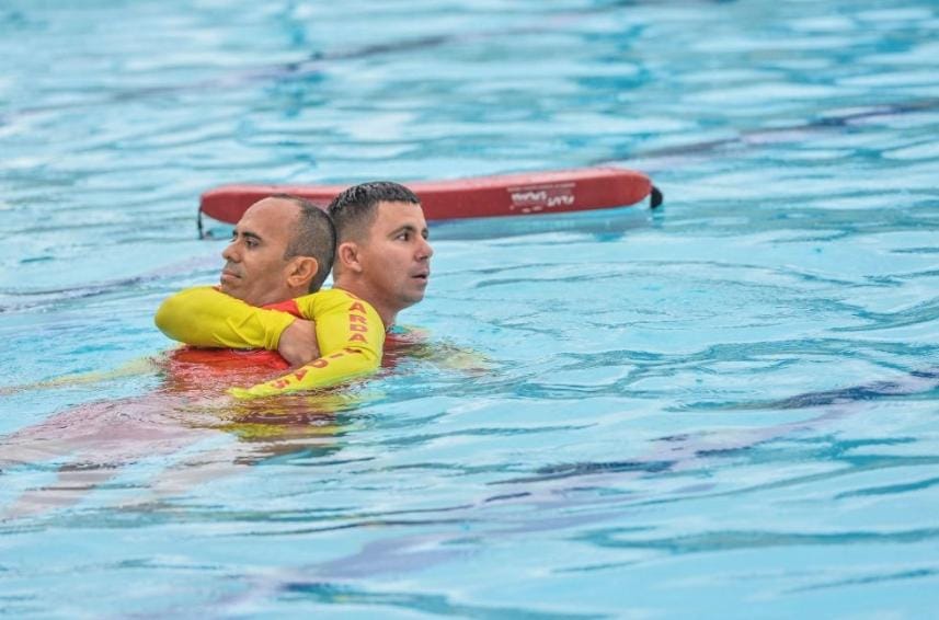 Clube realiza aula de prevenção aquática neste sábado