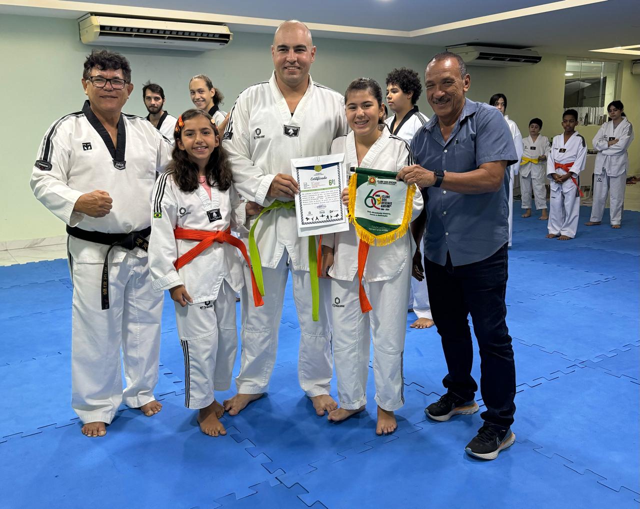 Destaques no taekwondo são homenageados no COPM-BM