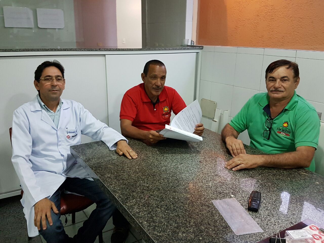 Clube fecha parceria com clínica em Campina Grande